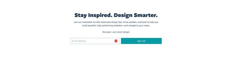 Newsletter Sign Up 1