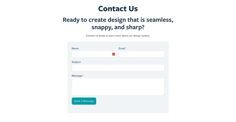 Contact Section – Free
